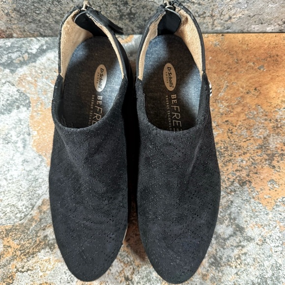 DR SCHOLLS Shoes Womens Size 6 Black Insane Shootie Comfort Ankle Zip Up Booties - Picture 6 of 11